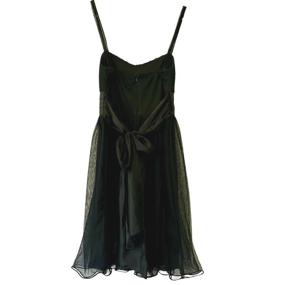 Vintage Studio Y empire sweetheart neckline Dress Y2K gothic emo whimsigoth S - Picture 10 of 16